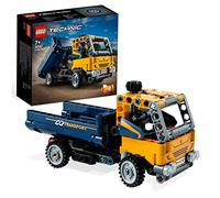 LEGO Technic Volquete, 2-en-1, Camión de Construcción y Excavadora de Juguete, Regalos para Niños y Niñas de 7 Años o Más, Introducción ingeniería 42147