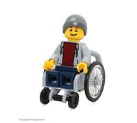 LEGO Town City Fun in the Park Minifigure - Disabled Handicapped Man in Wheelchair (60134) by LEGO