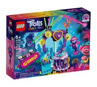 LEGO Trolls - Fiesta de Baile en Techno Reef, Juguete de Construcción Inspirado en la Película de Animación, Incluye Muñecos de Varios Personajes, a Partir de 5 Años (41250)