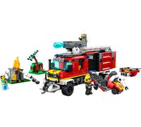 LEGO City Unidad Móvil de Control de Incendios, Camión de Bomberos de Juguete, Drones y 3 Minifiguras, Vehículos de Emergencia para Niños y Niñas de 6 Años o Más 60374