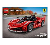 LEGO Technic Ferrari FXX K - Maqueta de Coche de Carreras de Juguete con Motor V12, Diferencial y Pistones Móviles - Regalo para Niños y Niñas de 10+ Años 42212