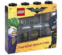 LEGO- Vitrina de presentación Batman para 8 Mini Personajes, contenedor apilable contra una Pared o en un Escritorio, Negro, Color Sleeve, S (40651735)