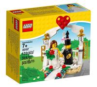 LEGO Wedding Favor Set 2018 40197 132 piezas Set Mini figura, anillo de bodas...