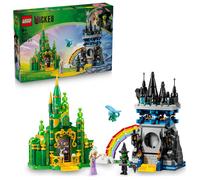 LEGO Wicked Emerald City y Castillo de Kiamo KO de Juguete - Decoración del Dormitorio - Mini Muñecas de Elphaba y Glinda, Figura de Mono y Accesorios - Regalo para Niñas de 9+ Años y Fans 75689