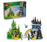 LEGO Wicked Emerald City y Castillo de Kiamo KO 75689 | Juguetes para niñas de 9+ años, decoración del dormitorio, 2 mini muñecas y figura de mono, regalo de cumpleaños, 860 piezas