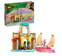 LEGO Wicked Glinda, Elphaba y Nessarose en Shiz University, Casa de Muñecas con Barco Velero de Juguete y 3 Mini Muñecos, Regalo para Niñas y Niños de 7 Años o Más Fans del Musical 75681