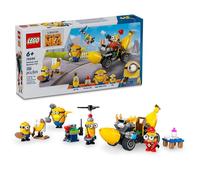 LEGO Yo, feo y villano 4 Minions y plátano, juguete para niños, juguete divertido para niños de 6 años o más, 75580