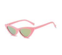 Legou Gafas de sol de ojo de gato para niños, gafas de protección UV, gafas de sol vintage, Pink, Talla única