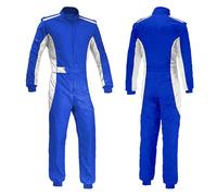 Legou Kart - Traje de carreras de una pieza para carreras de atletismo, traje de karting, Azul 2, M