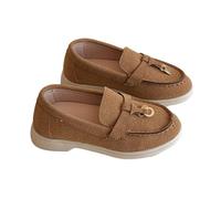 Legou Mocasines casuales para niños y niñas, antideslizantes, zapatos casuales, Brown, 20 EU
