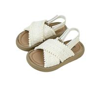Legou Sandalias retro para niña, zapatos de suela suave, zapatos para niña | Material de poliuretano, al aire libre y diario, retro, zapatos de princesa.