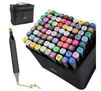 Legpador Rotuladores Alcohol Doble Punta, Marcadores de Arte, Marker Pen Set, Rotulador de 80 Colores con Bolsa de Alma, para Niños y Adultos Dibujar, Colorear, Rotuladores Lettering