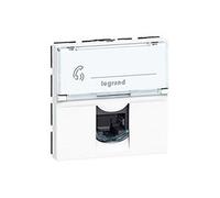 Legrand LEG99646 Mosaic - Toma RJ45 informática y telefónica (2 módulos)