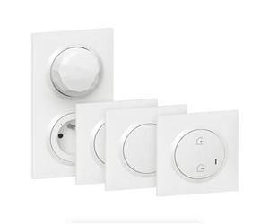 Legrand 004266 - Kit de iniciación para conectar una primera pieza con 4 productos Dooxie con Netatmo y placa, color blanco