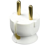 Legrand, 050183 Bases y clavijas - Enchufe extraplano, potencia máxima de trabajo de 3680W y 16A a 230V, color blanco