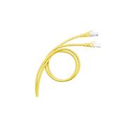 Legrand 051780 - Cable de red (1 m, Cat6a, S/FTP (S-STP), RJ-45, RJ-45, Amarillo)