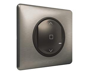 Legrand 064896 Inter VR, interruptor conectado a N Graph, grafito