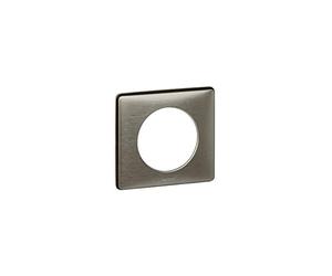 Legrand 068973 Céliane - Placa metálica con 3 puestos, Tungsteno