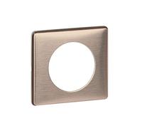 Legrand 068991 Placa Céliane Metal 1 Poste, Copper