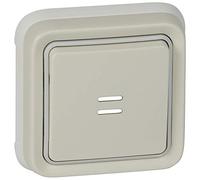 Legrand - 069861 pulsador c/lumin blanco plexo ii monob. emp Ref. 6565150048