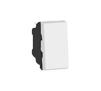 Legrand 077034L - Pulsador inversor con terminal libre de potencial para mosaico, 1 módulo, 6A, 250 V, color blanco
