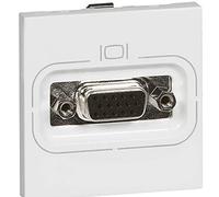 Legrand 078757 Mosaic HD - Toma de rosca (15 hembra, 2 módulos, color blanco