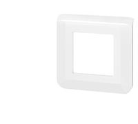 Legrand 078802L Mosaic - Placa de acabado para 2 módulos, color blanco