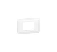 Legrand 078803L Mosaic - Placa de acabado para 3 módulos, color blanco