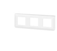 Legrand 078806L Mosaic - Placa de acabado horizontal para 3x2 módulo, color blanco