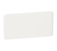 Legrand 080182 Batibox - Tapa universal para caja batibox 2 postes 155 x 85 mm, lote de 10