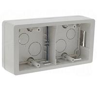 Legrand 080242 Saillie Céliane - Marco de 2 posiciones horizontal o vertical, color blanco