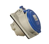 Legrand 090169 Cultivo CEE 32 A Enchufe, Rojo de 3 pines (2P + PE), 6h (230 V/32 A), protección IP44, IK09 & ángulo de inclinación de 15 grados, 230 V