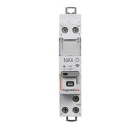 LEGRAND 199121 - Teleruptor modular conectado Drivia con Netatmo 16AX 230V ~ compatible con App Home + Control y Deslizador Conectado - Embalaje BTC - Gris
