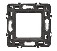 Legrand 200920 Batibox - Soporte para tornillos (2 módulos), color negro