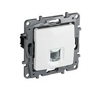 legrand 396564 Base de Enchufe Telefónico, Blanco