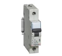 Legrand 403576, Interruptor Automático Magneto Térmico, 1P, 16A, Curva C, 6 kA, 1 módulo, TX3