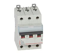 Legrand 407857E, Interruptor Automático Magneto Térmico, 3P, 10A, Curva C, 10 kA, 3 módulo, DX3