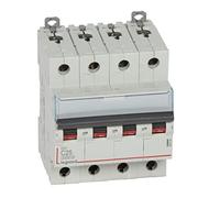 Legrand 407930E, Interruptor Automático Magneto Térmico, 4P, 25A, Curva C, 10 kA, 4 módulo, DX3