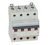 Legrand 407932E, Interruptor Automático Magneto Térmico, 4P, 40A, Curva C, 10 kA, 4 módulo, DX3