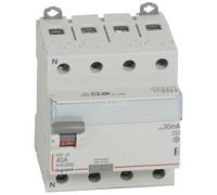 Legrand 411675 Interruptor Diferencial - Potencia de 400W - Intensidad de 40A y Sensibilidad de 30 mA - Color Gris - 78x101x89 cm - 1 Pieza