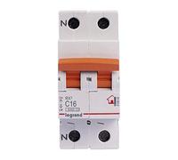 Legrand 419925E Interruptor Automático magnetotermico RX3 10A, Curva C, 1P y N, ICC 6kA, Pack de 6