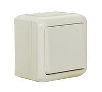Legrand 782360 forix 4000900290 - Interruptor de 2 pines salpicaduras (IP44), para montaje en la pared, Gris
