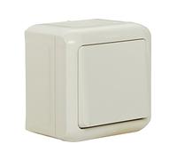 Legrand 782363 forix 4000900290 - Interruptor de doble salpicaduras (IP44), para montaje en la pared, Gris