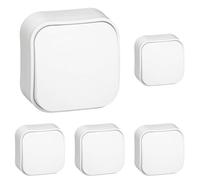 Legrand 782404 Interruptor Luz Pared, Blanco (Paquete de 5)