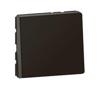 legrand 99445 - Interruptor o vaivén luminoso con indicador Mosaic Easy-LED 10A 2 módulos mate-99445, negro mate