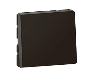 legrand 99445 - Interruptor o vaivén luminoso con indicador Mosaic Easy-LED 10A 2 módulos mate-99445, negro mate