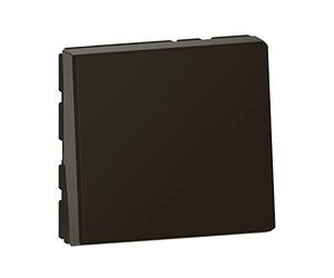 legrand 99446 - Interruptor o interruptor de vaico con indicador Mosaic Easy-LED 10A 2 módulos mate-99446, color negro mate