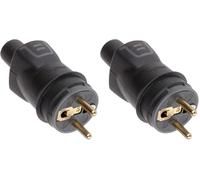 Legrand Annela LEG50114 - Clavija macho (2P + T, 16 A, IP44) (Paquete de 2)