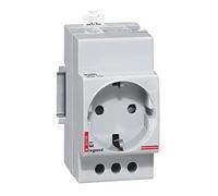 Legrand aparamenta modular - Toma corriente modular 16a 2 polos+tierra lexic