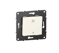 legrand BTAL14DD - Control para VMC con conexión automática a terminales (con acabado de nieve, BTAL14DD, nieve)